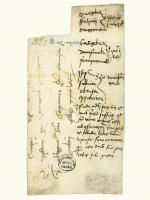 Orvosi rendelvény mellbaj ellen. 16. század első fele