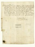 Szentpétery János levele Szentpétery Pálhoz. [1535.]
