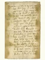 Nádasdy Tamás levele feleségéhez, Kanizsay Orsolyához. 1544. augusztus 22.